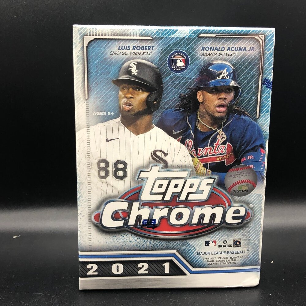 2021 MLB Topps Chrome Baseball - Blaster Box New Factory Sealed 32 Cards